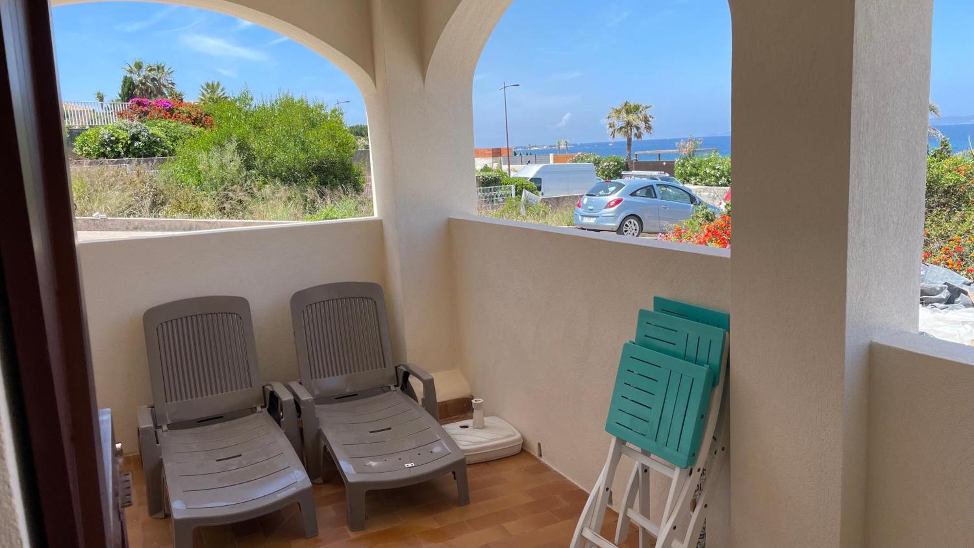 Vue Mer Panoramique Plage 50M Porticcio Corse Exterior photo