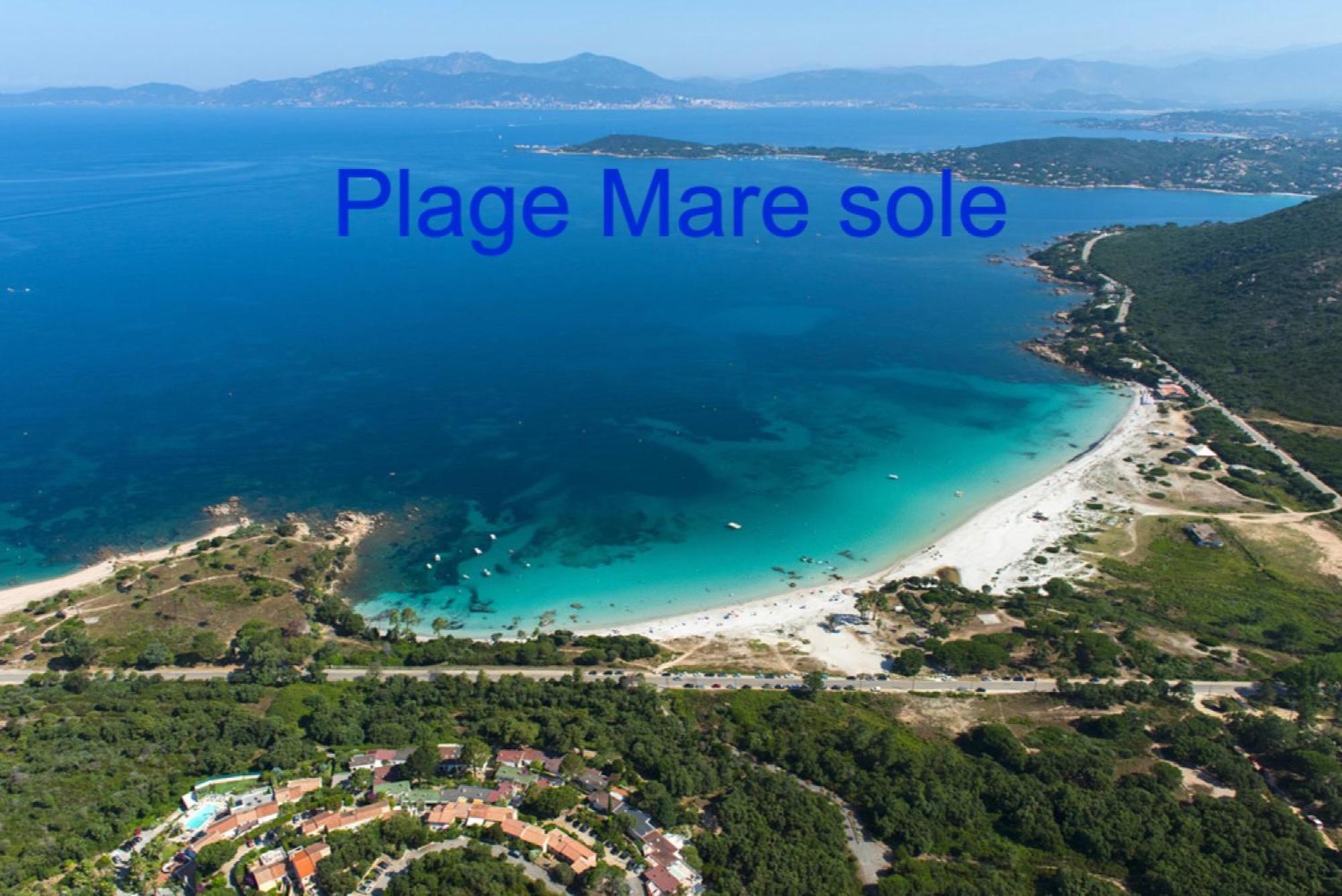 Vue Mer Panoramique Plage 50M Porticcio Corse Exterior photo